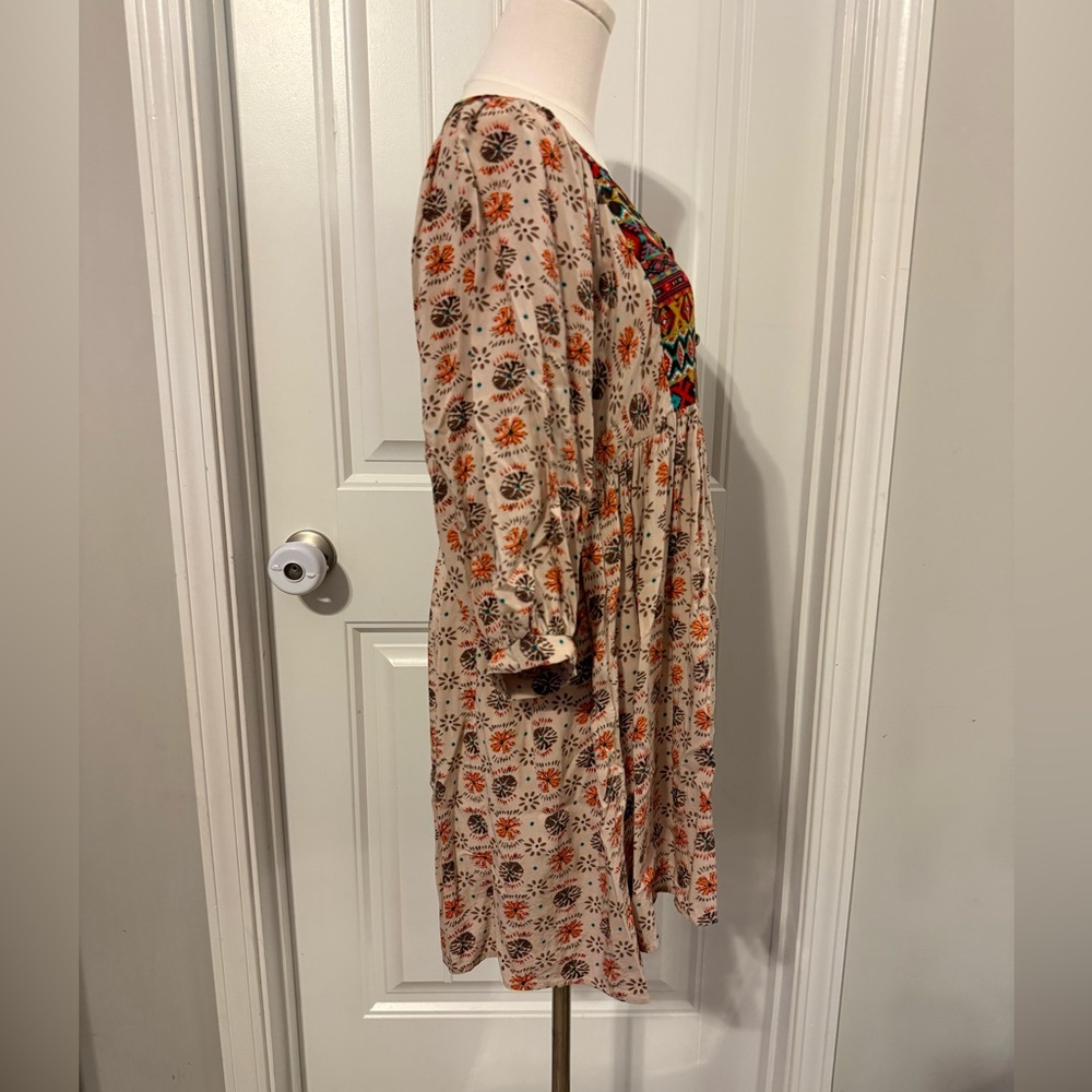 Umgee Colorful Aztec Print Mini Dress - Picture 5 of 11